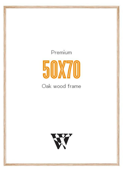 The Wooden Frame – 50x70 - WeDoArt Shop - Grafiske plakater og billedrammer i høj kvalitet